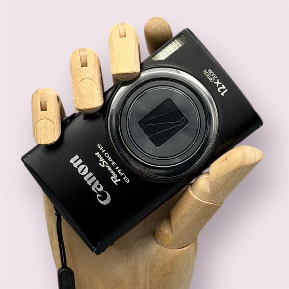 Canon PowerShot ELPH 340 HS Digital Camera | 16MP | Black - Picture 1 of 6